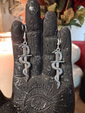 Snake & Sword Earrings