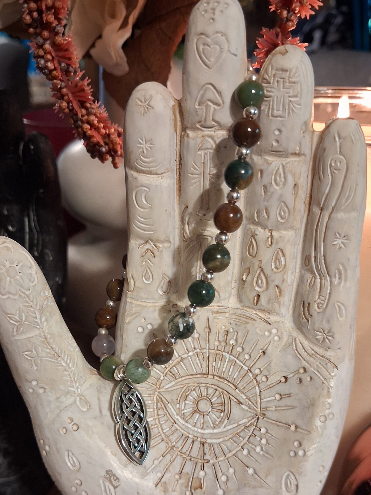 Genuine Indian Agate Bracelet